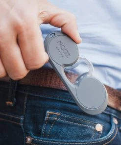 Nooz Occhiali Lettura Senza Aste Forma Ovale Grigio-grey +2,5