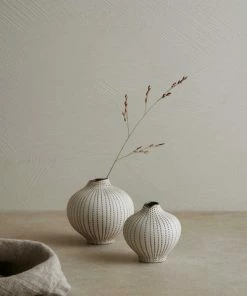 Lindform Line Vase | Small | Brown Dots