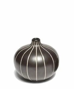 Lindform Bari Black Stripe Vase Medium