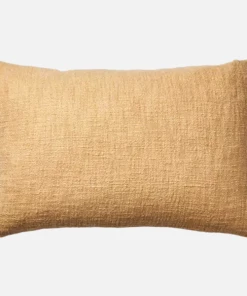 Affari Pom Pom Mustard Cushion