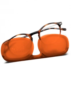 Nooz Reading Glasses +1 Tortoise Bronze Cruz With Case Nooz