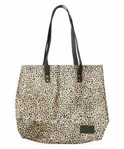 Affari Sac Cabas En Cuir Imprimé Guépard