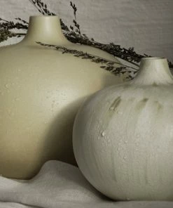 Lindform Bari Vase - Extra Large In Cream/white/green