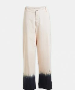 Rabens Saloner Sabina Sunrise Pants Liquorice Chalk