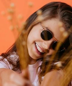 Nooz Cruzy Sunglasses Pink Kids Large Polarized Durable