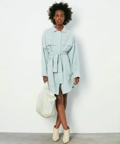 Rabens Saloner Gigi Cotton Double Layered Shirt Jacket