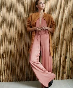 Rabens Saloner Caramel Olufine Cardigan