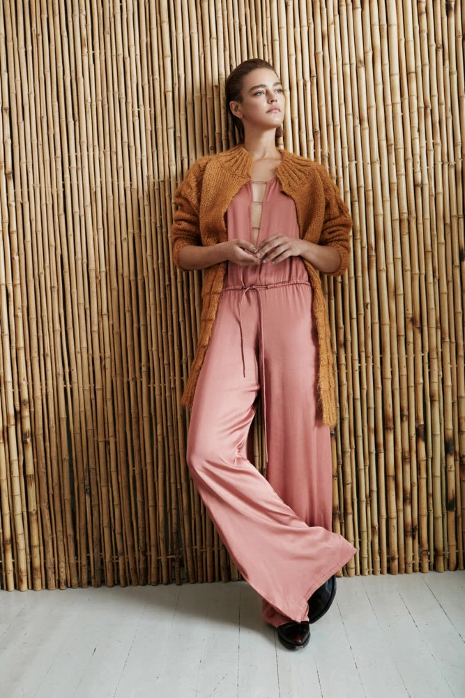 Rabens Saloner Caramel Olufine Cardigan 4 Rabens Saloner Caramel Olufine Cardigan