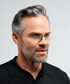 Nooz Rectangular Armless Reading Glasses - BLACK