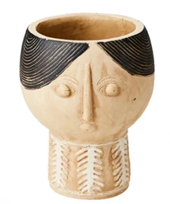 Affari Small Camille Face Flower Pot