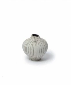 Lindform Line Vase | Small | Brown Dots