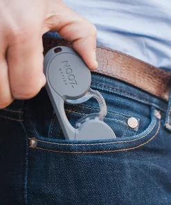 Nooz Rectangular Armless Reading Glasses - RED