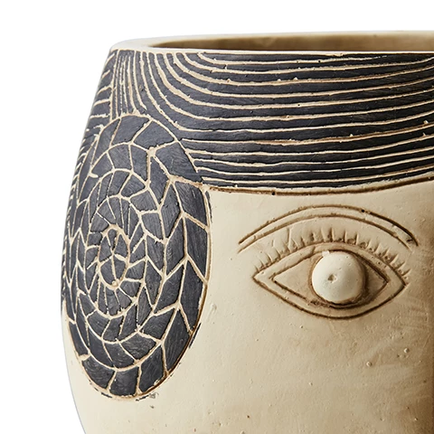 Affari Medium Camille Face Flower Pot 5 Affari Medium Camille Face Flower Pot