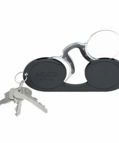 Nooz Occhiali Lettura Senza Aste Forma Ovale Nero +3 8 Nooz Occhiali Lettura Senza Aste Forma Ovale Nero +3