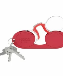 Nooz Occhiali Lettura Senza Aste Forma Ovale Rosso-tomato +3