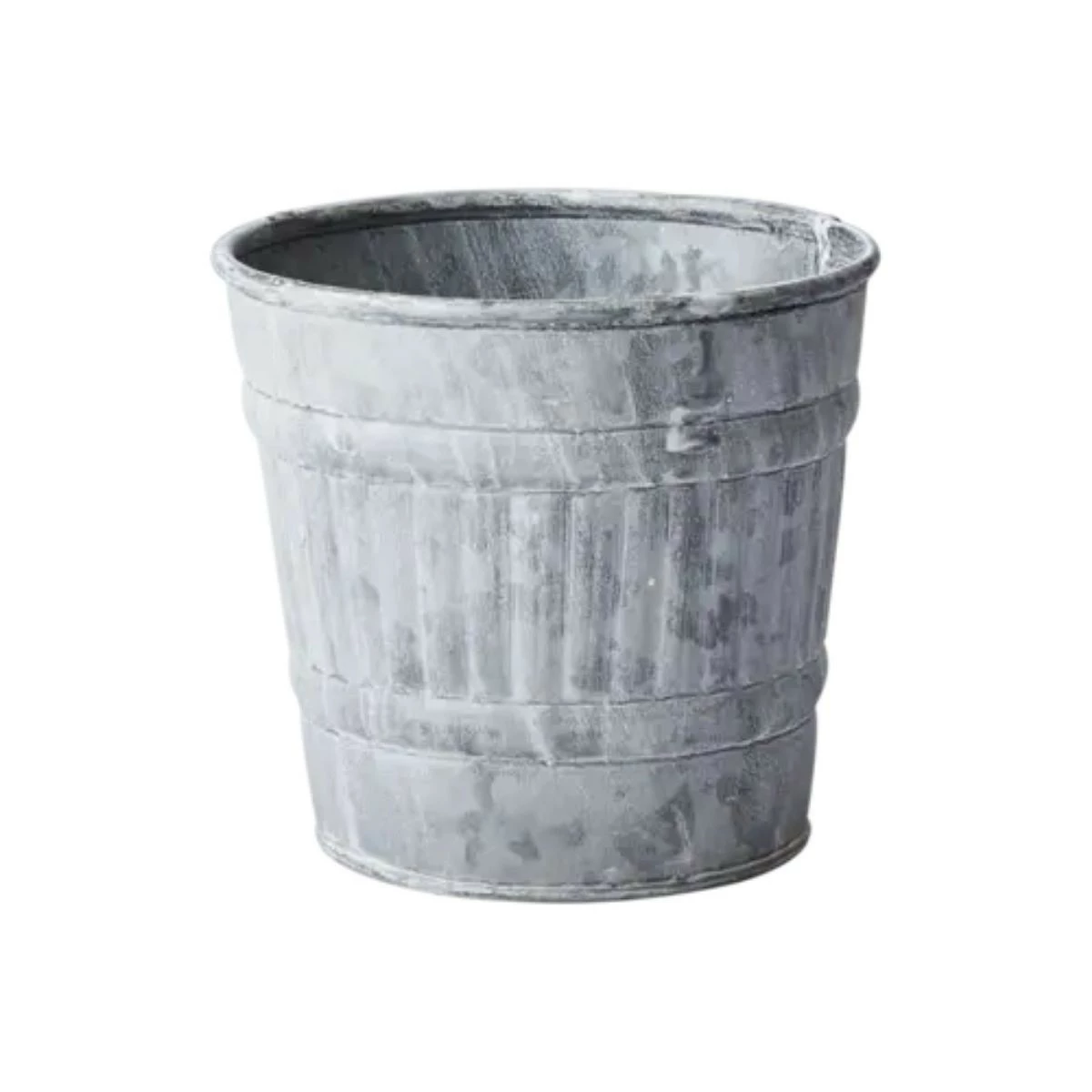 Affari Cache Pot Métal Gris 3 Affari Cache Pot Métal Gris