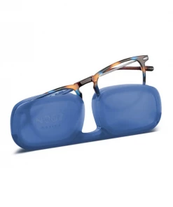 Nooz Blue Light Glasses +2.5 Dark Tortoise Dino With Case Nooz