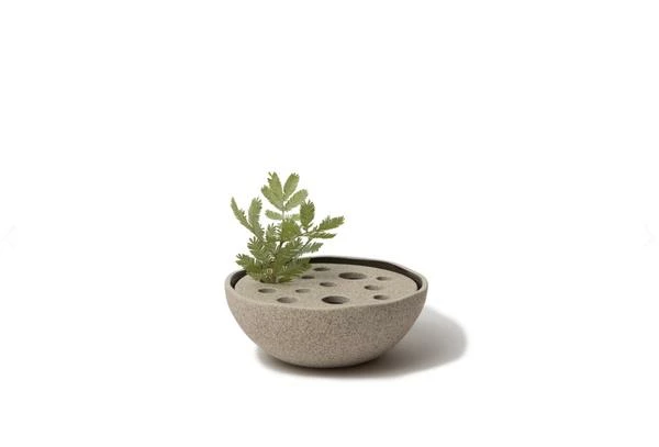 Lindform Straw Ikebana Vase Tea Light Holder In Medium Sand Large 3 Lindform Straw Ikebana Vase Tea Light Holder In Medium Sand Large