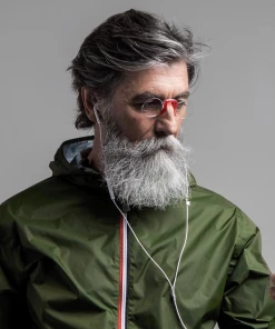 Nooz Rectangular Armless Reading Glasses - RED