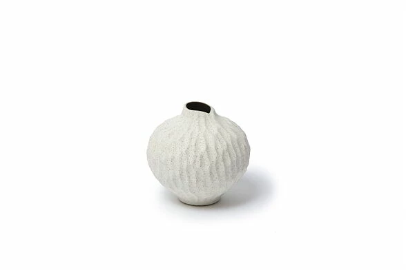 Lindform Vase LINE small Sand White Stone Stripe 3 Lindform Vase LINE small Sand White Stone Stripe