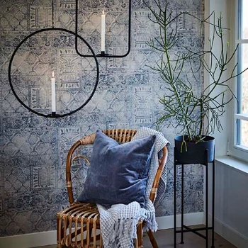 Affari Fringed blanket L160xW130 cm green cotton 5 Affari Fringed blanket L160xW130 cm green cotton