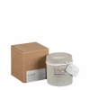 Affari 6,5xh7cm soy wax scented candle and gray cement container