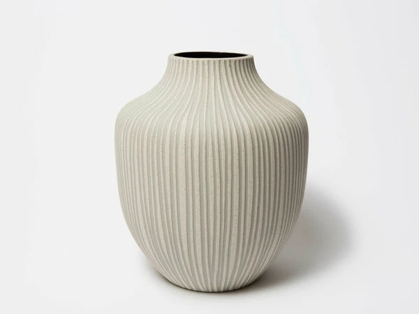 Lindform Kyoto Sand White Stone Stripe Vase 3 Lindform Kyoto Sand White Stone Stripe Vase
