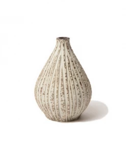 Lindform Kobe Bud Vase In Stone Stripe