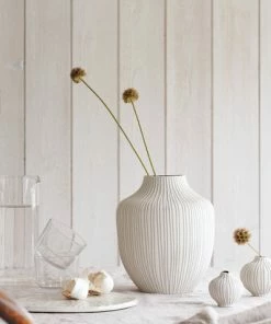 Lindform Kyoto Sandstone Stripe Vase