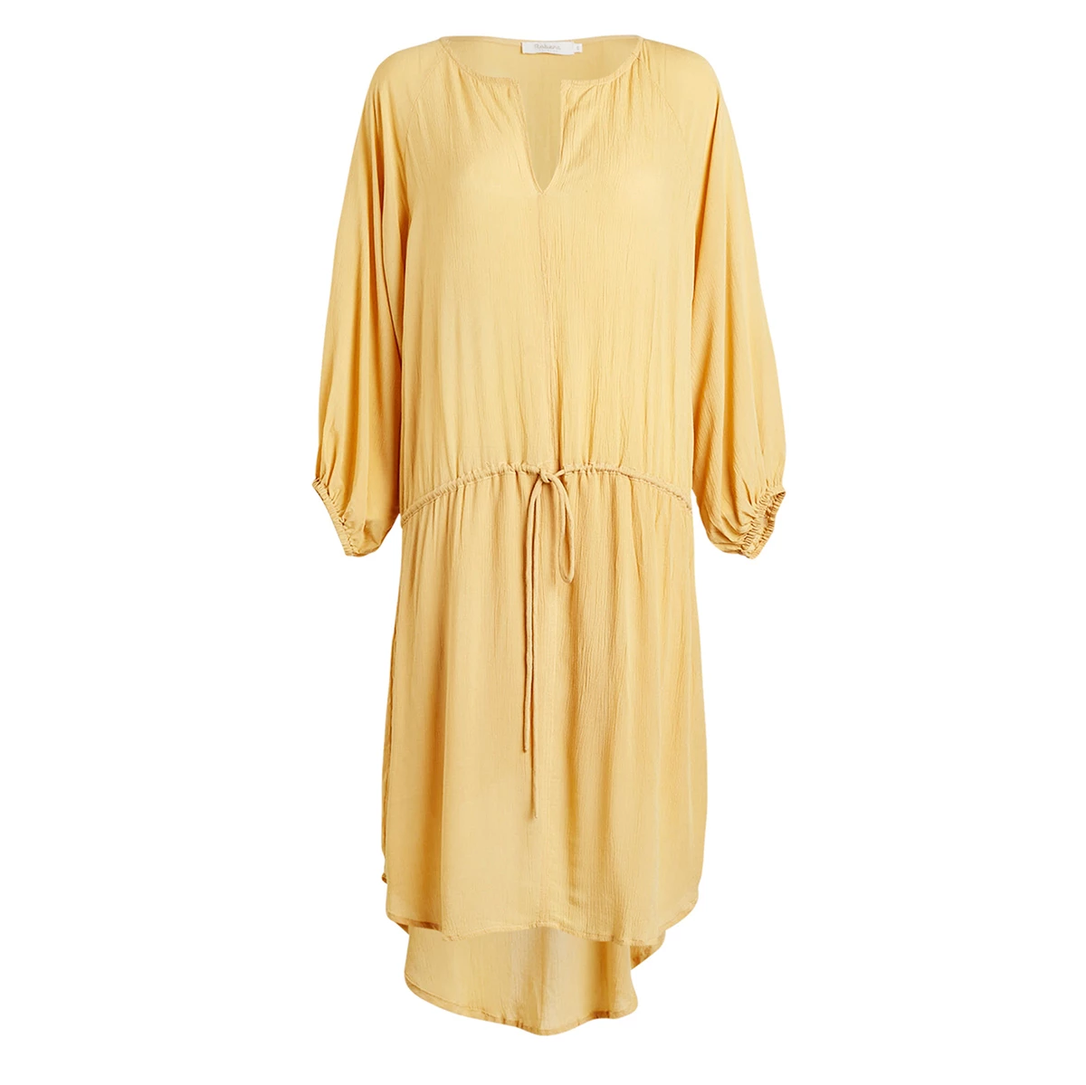Rabens Saloner Caramel Kathe Drawstring Dress 3 Rabens Saloner Caramel Kathe Drawstring Dress
