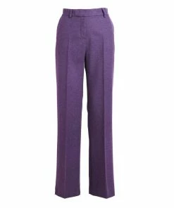 Rabens Saloner Purple Jaqueline Pants
