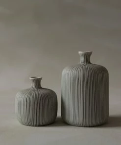 Lindform Medium Grey Bottle Vase 7 Lindform Medium Grey Bottle Vase