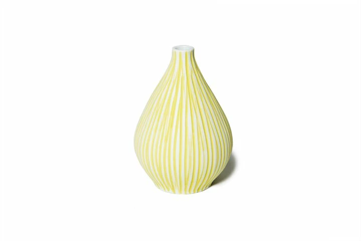 Lindform Kobe Yellow Stripe Vase 3 Lindform Kobe Yellow Stripe Vase