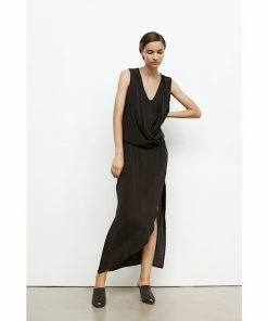 Rabens Saloner Black Jazzy Dress