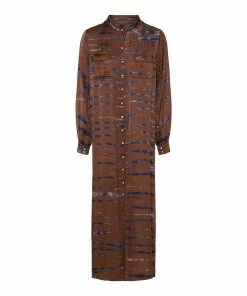 Rabens Saloner Mocha Lisen Dress