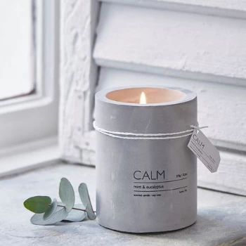 Affari 6,5xh7cm soy wax scented candle and gray cement container 5 Affari 6,5xh7cm soy wax scented candle and gray cement container
