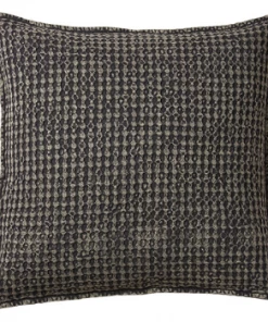 Affari Cushion cover 50x50cm in dark grey worn out cotton.
