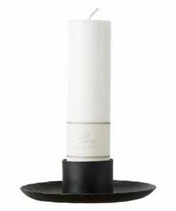 Affari Black Wrought Iron Candleholder Including Sail