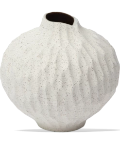Lindform Line Vase Cut Medium Sand White