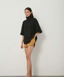 Rabens Saloner Dichte Curved Hem Knit