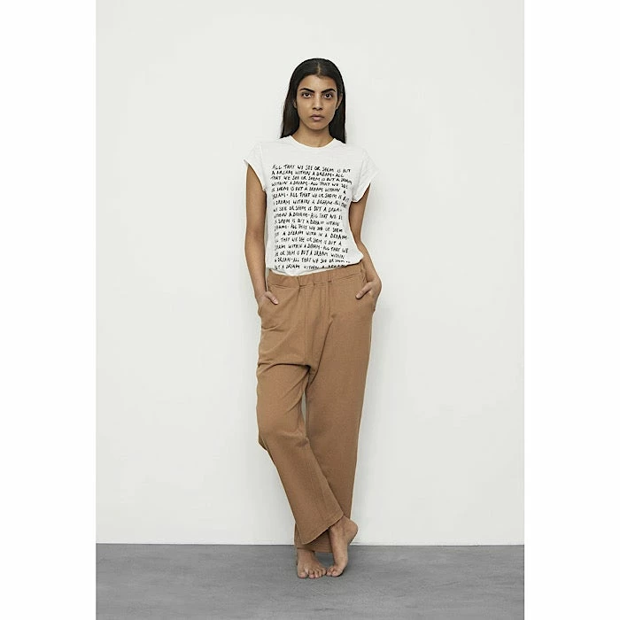 Rabens Saloner Tobacco Lana Loopback Pants Raw 4 Rabens Saloner Tobacco Lana Loopback Pants Raw