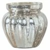 Affari Mercurized Glass Candle Holder - Set 2