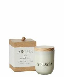 Affari Aroma Scented Candle Rose & Sandalwood
